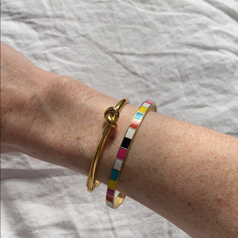EUC Hit Your Stride Colourful Kate Spade Bangle